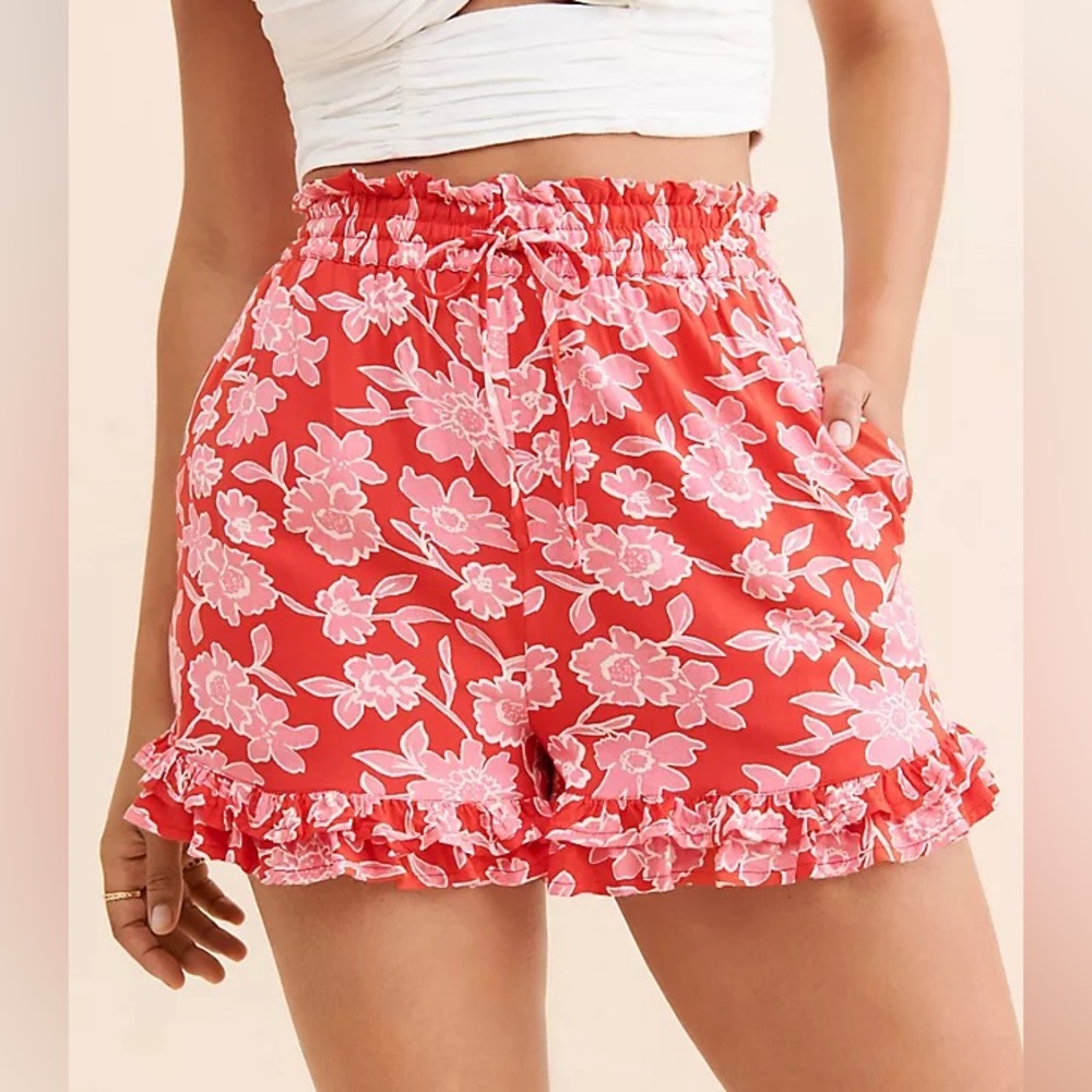 RAHI Kailua Floral Shorts Anthropologie size 3x